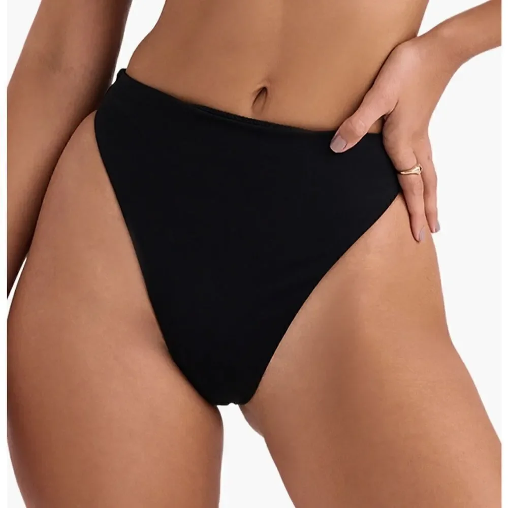 House of CB Mykonos High Waist Bikini Bottoms NWT Small